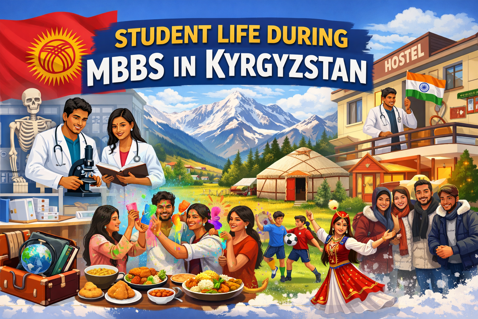 Student Life During MBBS in Kyrgyzstan